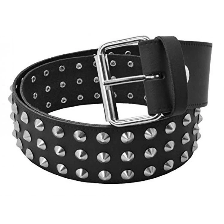 rock goth punk leather mens studded belt (10)(001)
