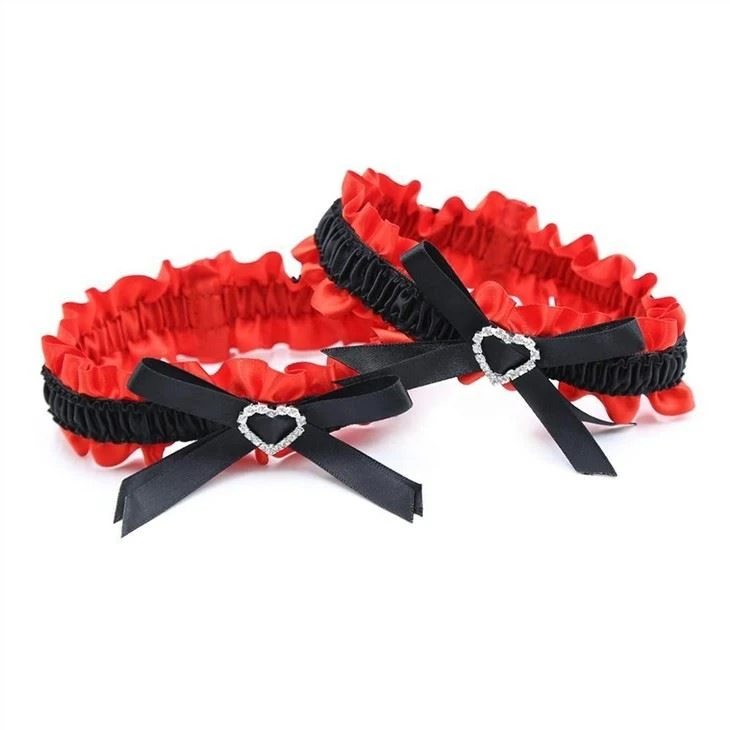 Sexy Bdsm Restraint Body Bowknot Lace Leg Harness