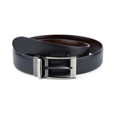 Best Men's Black Brown White Leather Belt