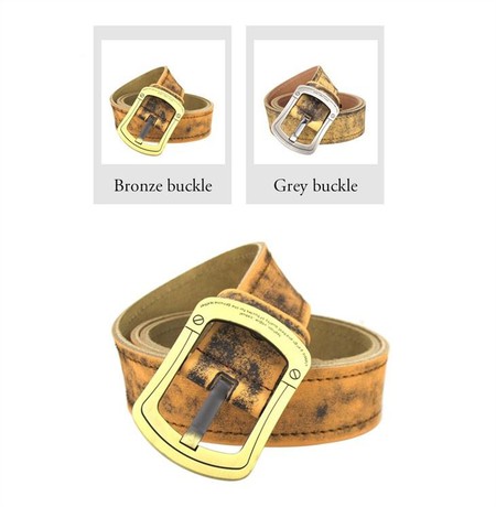 Western Cowskin Leather Belts For Man Cowboy Style