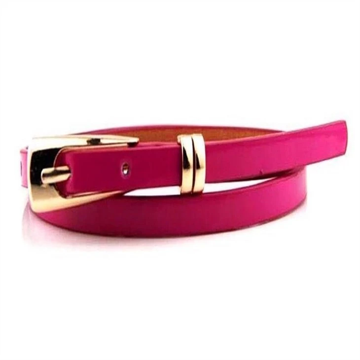 Womens Fashion Belt Skinny Thin Dress Belt
