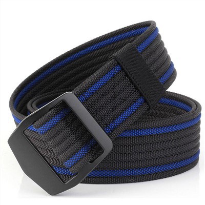 Men Casual Knitted Fabric Woven Stretch Belt